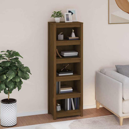 Book Cabinet Honey Brown 50x35x154 cm Solid Wood Pine