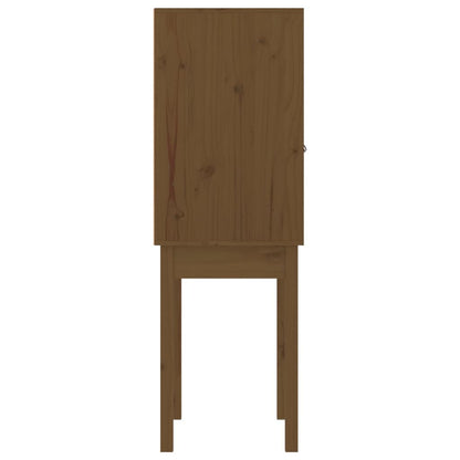 Highboard Honey Brown 60x40x120 cm Solid Wood Pine