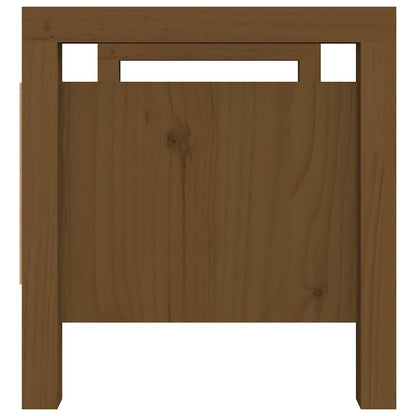 Hall Bench Honey Brown 80x40x43 cm Solid Wood Pine