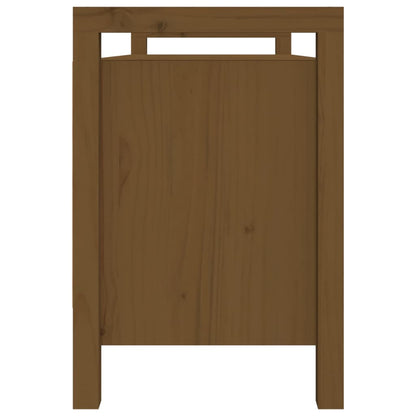 Hall Bench Honey Brown 110x40x60 cm Solid Wood Pine