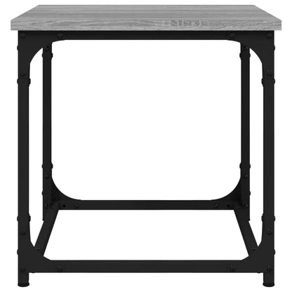 Side Table Grey Sonoma 40x40x40 cm Engineered Wood