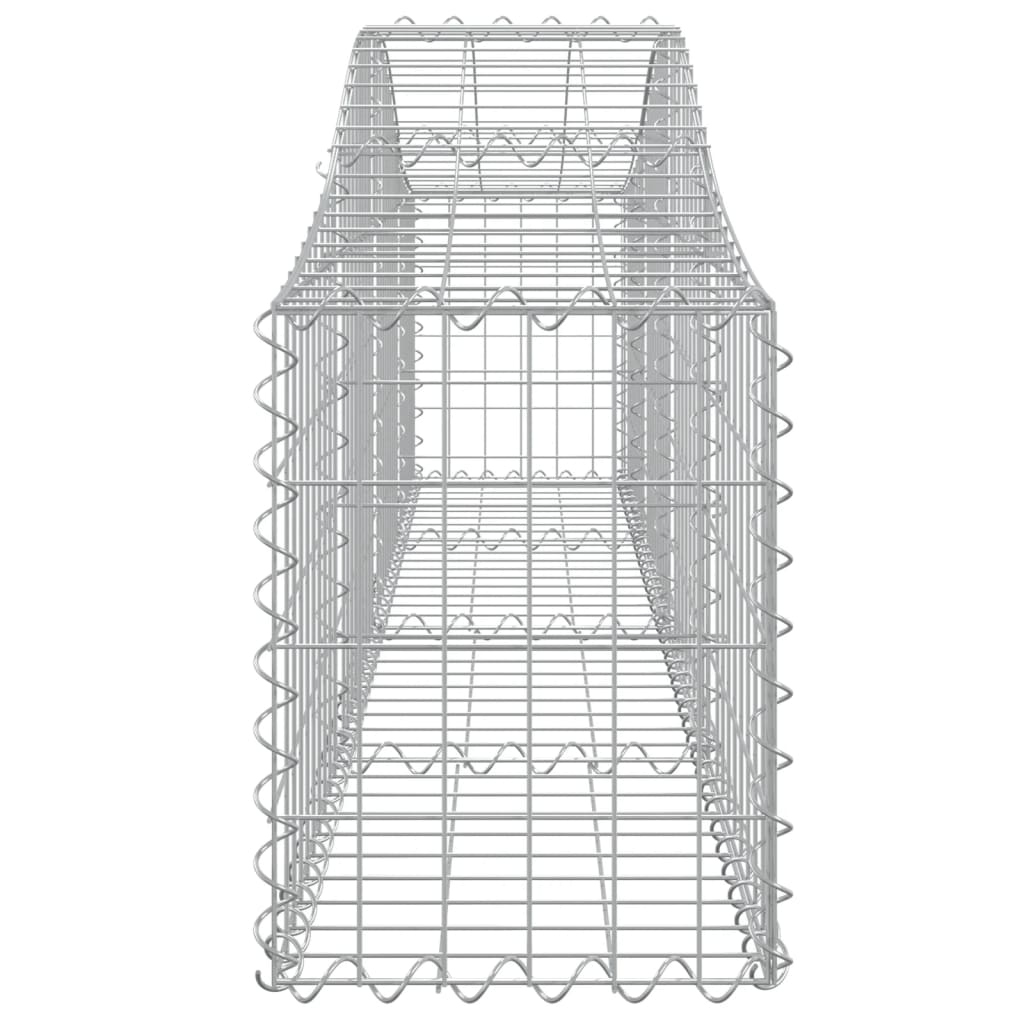 Arched Gabion Baskets 13 pcs 200x30x40/60 cm Galvanised Iron