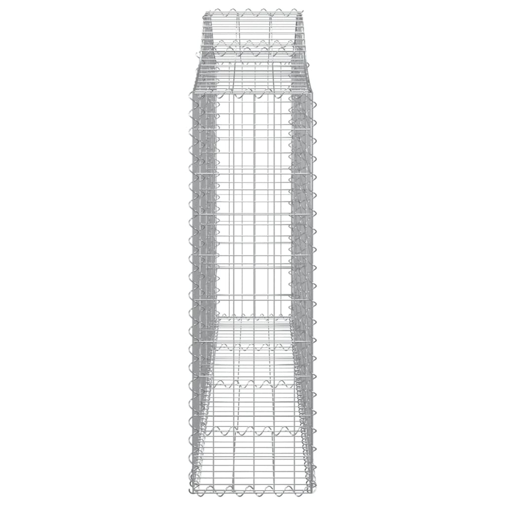 Arched Gabion Baskets 20 pcs 200x30x100/120 cm Galvanised Iron