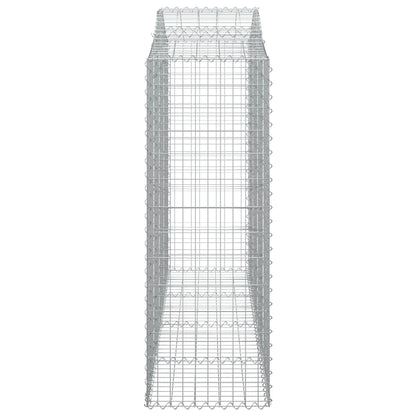 Arched Gabion Baskets 20 pcs 200x50x140/160 cm Galvanised Iron