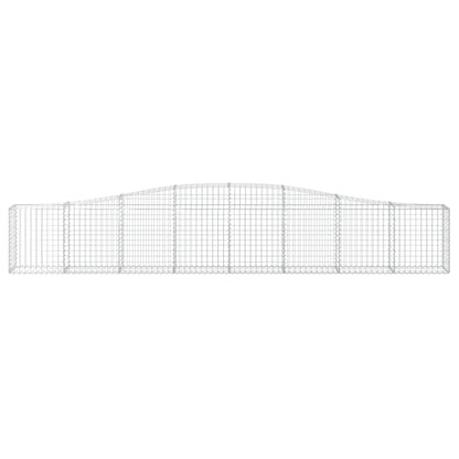 Arched Gabion Baskets 20 pcs 400x30x60/80 cm Galvanised Iron