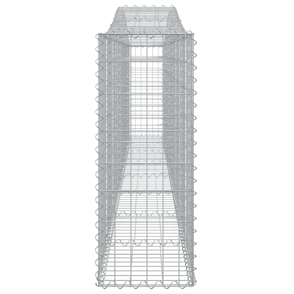 Arched Gabion Baskets 25 pcs 400x30x80/100 cm Galvanised Iron