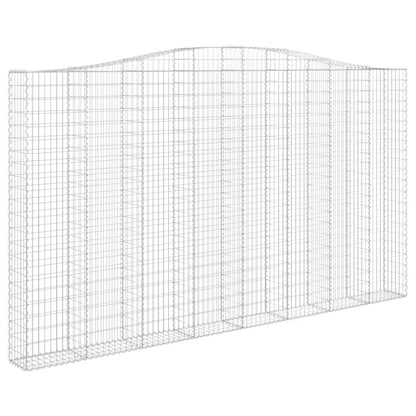 Arched Gabion Baskets 5 pcs 400x30x220/240 cm Galvanised Iron