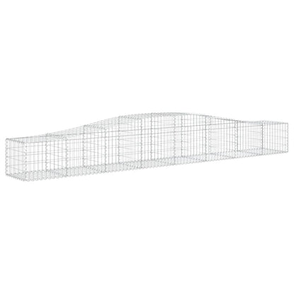 Arched Gabion Baskets 20 pcs 400x50x40/60 cm Galvanised Iron