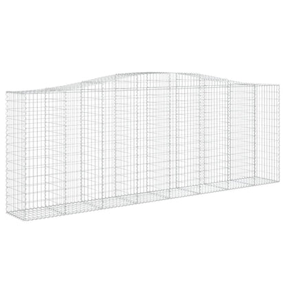 Arched Gabion Baskets 6 pcs 400x50x140/160 cm Galvanised Iron