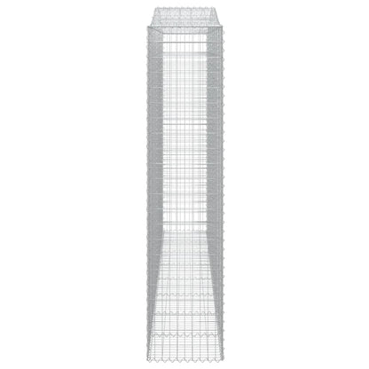Arched Gabion Baskets 5 pcs 400x50x220/240 cm Galvanised Iron