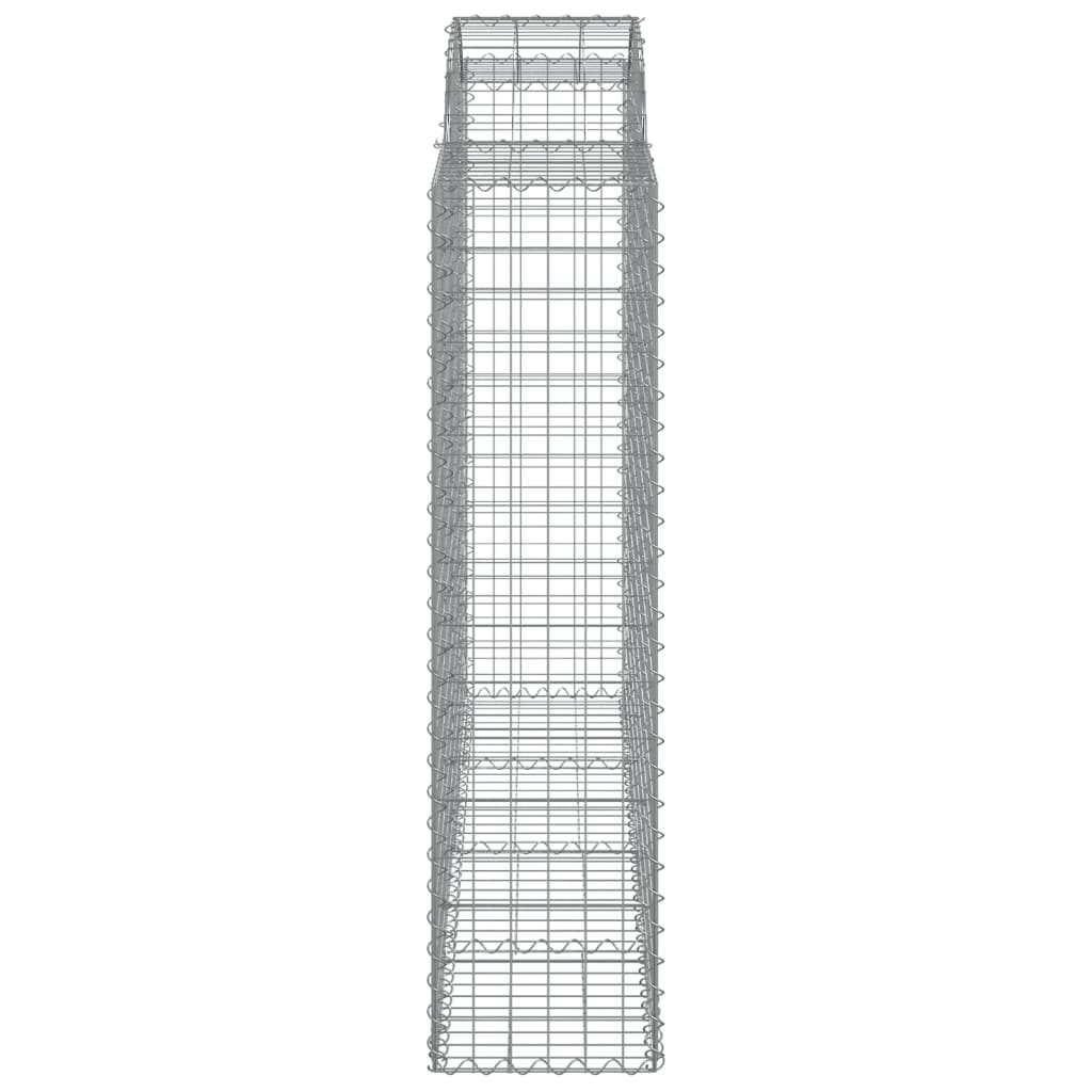 Arched Gabion Baskets 25 pcs 200x50x160/180 cm Galvanised Iron
