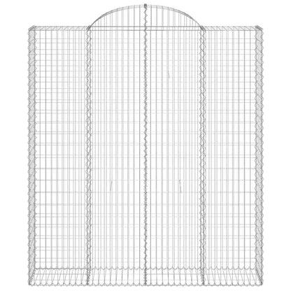 Arched Gabion Baskets 20 pcs 200x50x220/240 cm Galvanised Iron