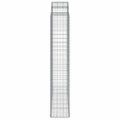 Arched Gabion Baskets 20 pcs 200x50x220/240 cm Galvanised Iron