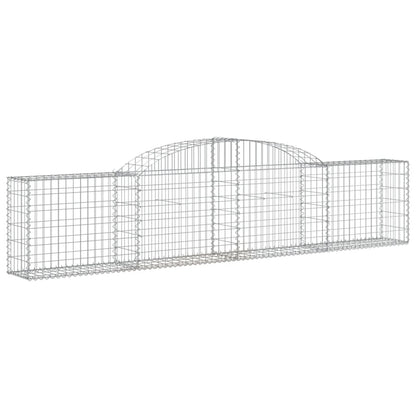 Arched Gabion Baskets 20 pcs 300x30x60/80 cm Galvanised Iron