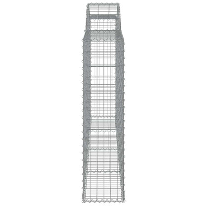 Arched Gabion Baskets 20 pcs 300x30x120/140 cm Galvanised Iron