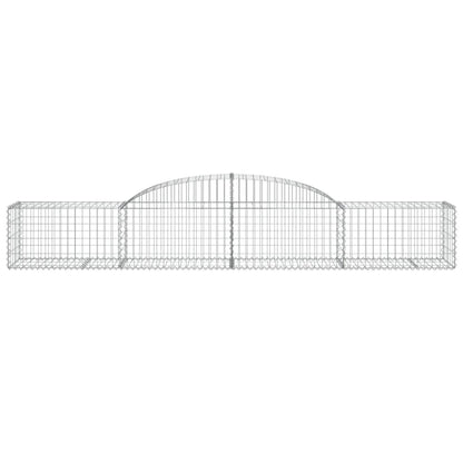 Arched Gabion Baskets 25 pcs 300x50x40/60 cm Galvanised Iron