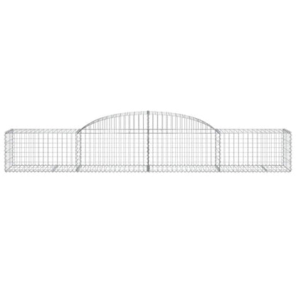 Arched Gabion Baskets 30 pcs 300x50x40/60 cm Galvanised Iron