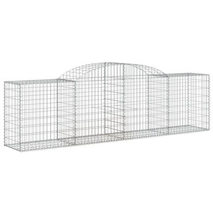 Arched Gabion Baskets 20 pcs 300x50x80/100 cm Galvanised Iron