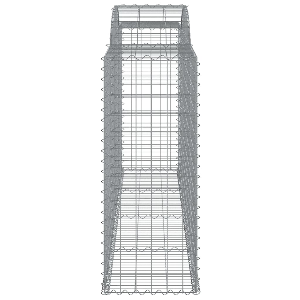 Arched Gabion Baskets 20 pcs 300x50x120/140 cm Galvanised Iron