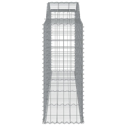 Arched Gabion Baskets 30 pcs 300x50x120/140 cm Galvanised Iron