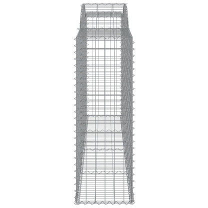 Arched Gabion Baskets 25 pcs 300x50x140/160 cm Galvanised Iron