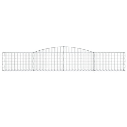 Arched Gabion Baskets 20 pcs 400x30x60/80 cm Galvanised Iron