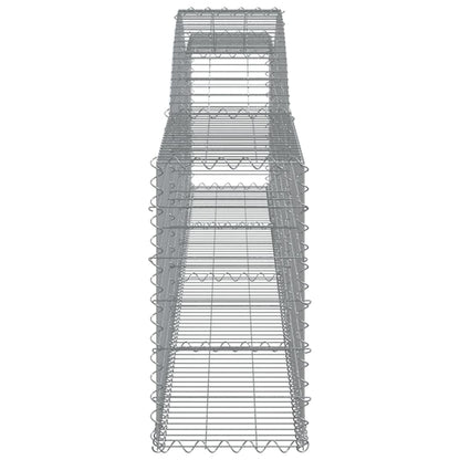 Arched Gabion Baskets 20 pcs 400x30x60/80 cm Galvanised Iron