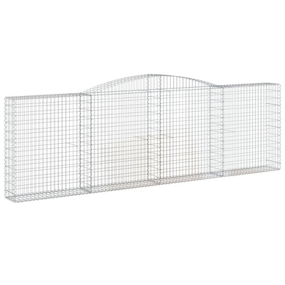 Arched Gabion Baskets 20 pcs 400x30x120/140 cm Galvanised Iron
