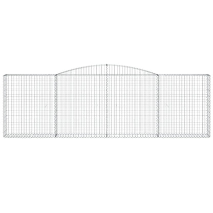 Arched Gabion Baskets 20 pcs 400x30x120/140 cm Galvanised Iron
