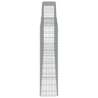 Arched Gabion Baskets 20 pcs 400x30x120/140 cm Galvanised Iron