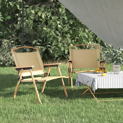 Camping Chair | Set of 2 | Beige