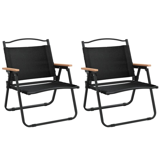 Camping Chair | Set of 2 | Black
