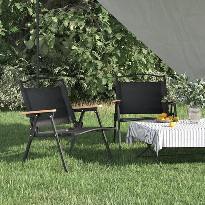 Camping Chair | Set of 2 | Black