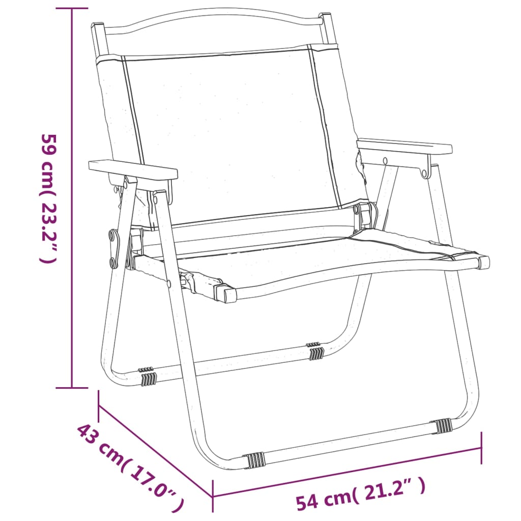 Camping Chair | Set of 2 | Green