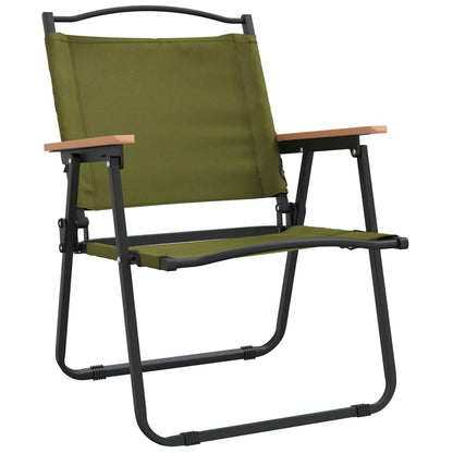 Camping Chair | Set of 2 | Green | 500D Oxford fabric with PE coating