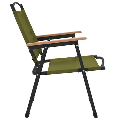 Camping Chair | Set of 2 | Green | 500D Oxford fabric with PE coating