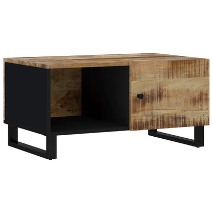 Coffee Table 80x50x40 cm Solid Wood Mango&Engineered Wood