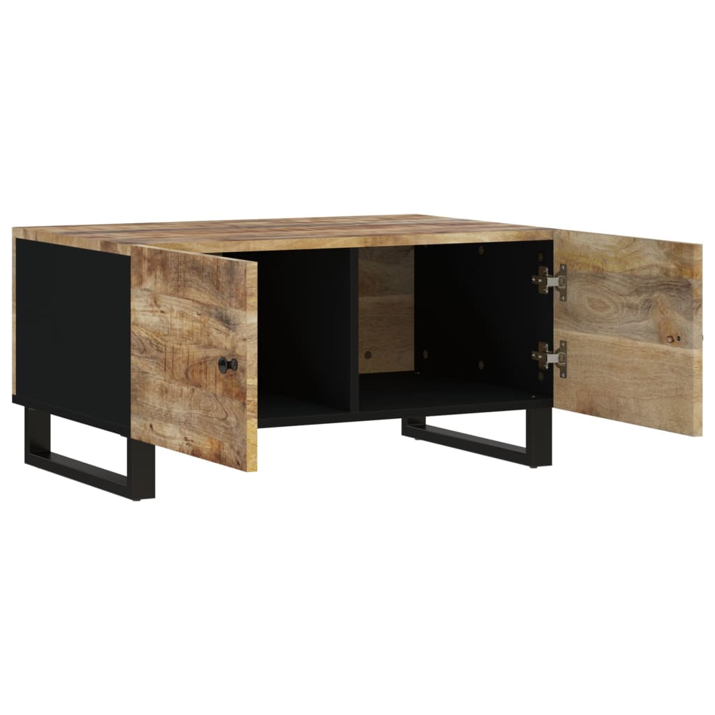 Coffee Table 80x50x40 cm Solid Wood Mango&Engineered Wood