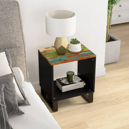 Coffee Table 40x31x46 cm Solid Wood Reclaimed&Engineered Wood