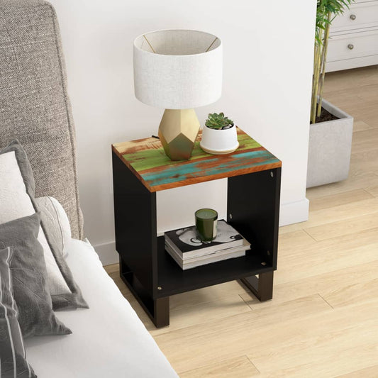 Coffee Table 40x31x46 cm Solid Wood Reclaimed&Engineered Wood