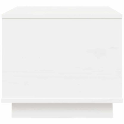 Coffee Table White 40x50x35 cm Solid Wood Pine