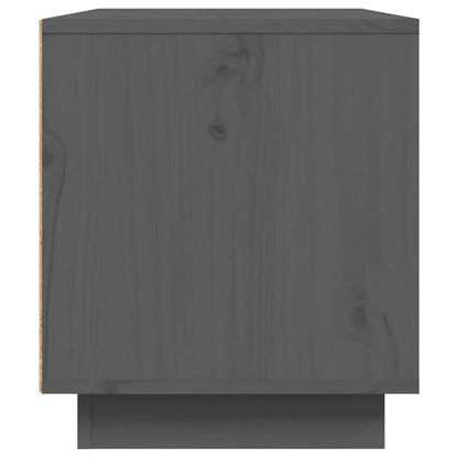 TV Cabinet Grey 80x35x40,5 cm Solid Wood Pine