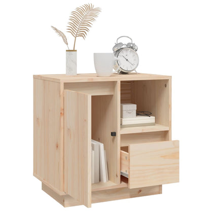 Bedside Cabinet 50x34x50 cm Solid Wood Pine