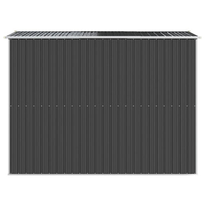 Garden Shed Anthracite 192x274x223 cm Galvanised Steel