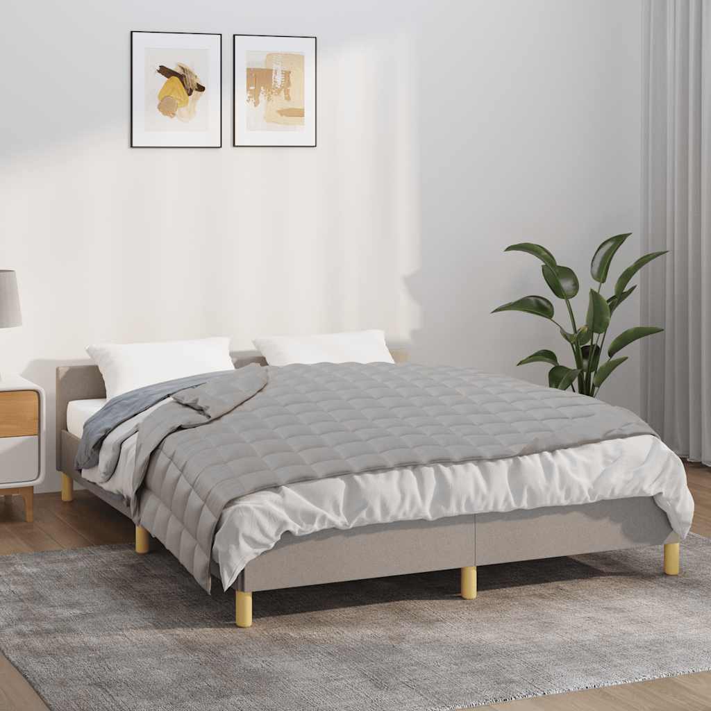 Weighted Blanket Grey 138x200 cm 6 kg Fabric