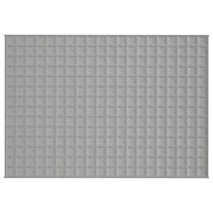 Weighted Blanket Grey 138x200 cm Single 10 kg Fabric