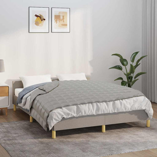 Weighted Blanket Grey 150x200 cm 7 kg Fabric