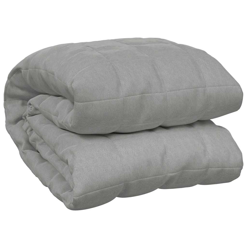 Weighted Blanket Grey 200x200 cm 9 kg Fabric