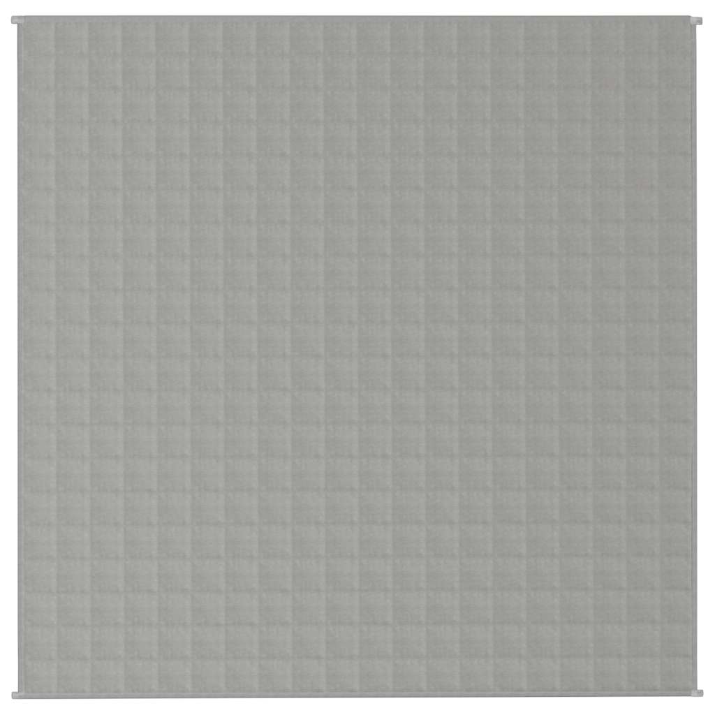 Weighted Blanket Grey 200x200 cm 9 kg Fabric