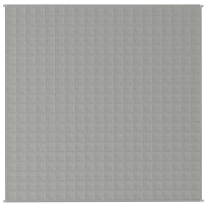 Weighted Blanket Grey 200x200 cm 9 kg Fabric